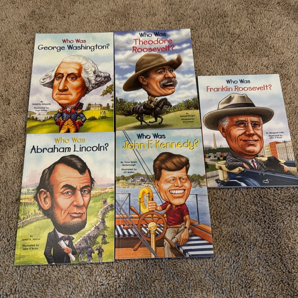 New! Who Was Biography Books Lot